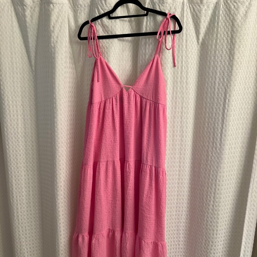 Lulus pink maxi dress